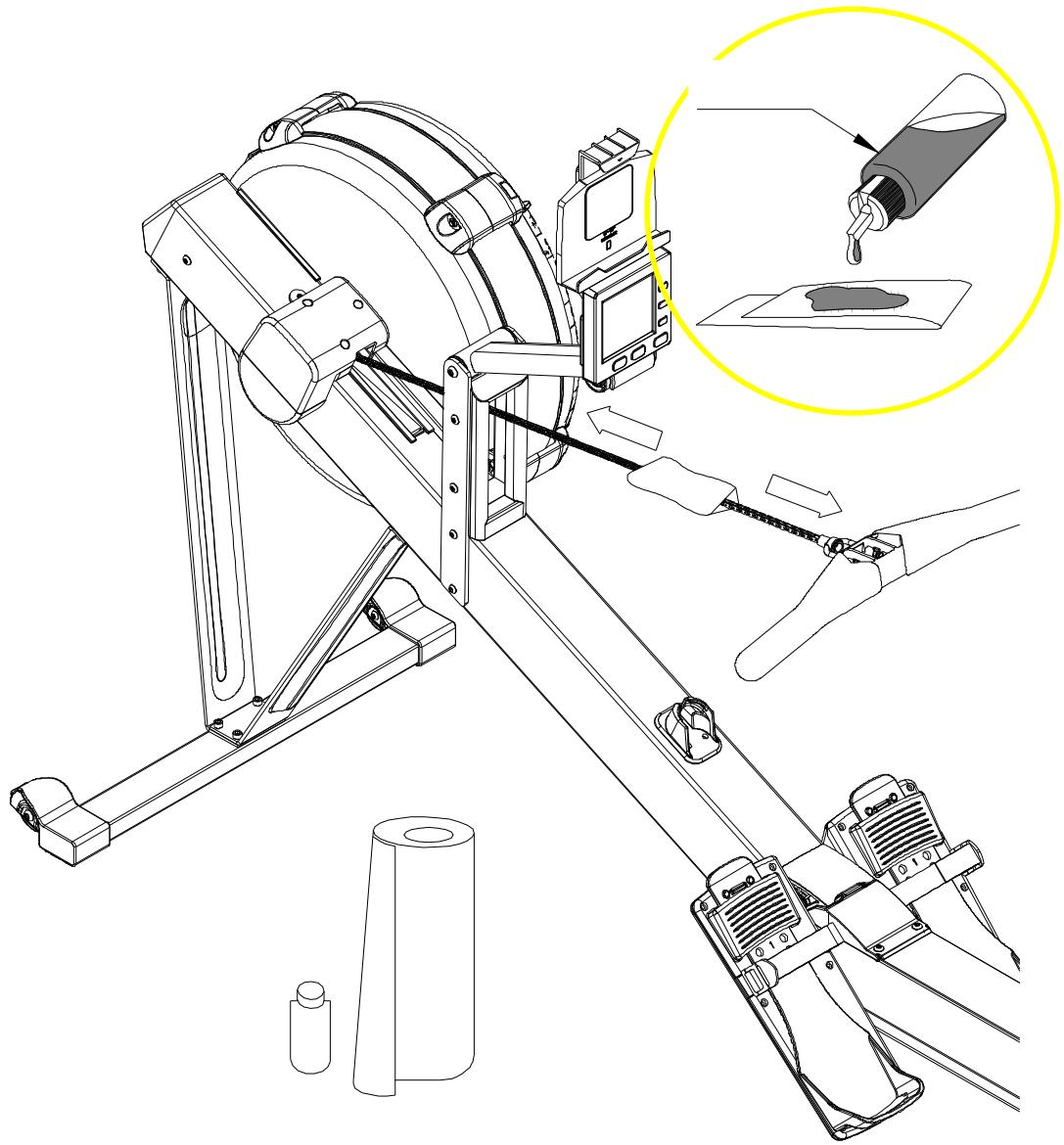 CARE FITNESS CARE - AIR ROWER - NOTA: - 1