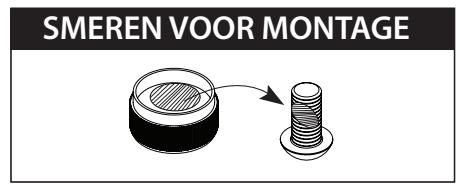 CARE FITNESS AIR-MAG magnétique - 3-1. Verwijder de bouteen voor de roeirails - 1
