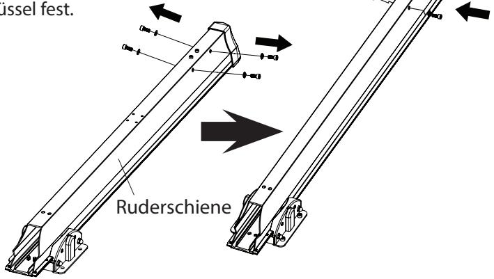 CARE FITNESS AIR-MAG magnétique - 4-1 Befestigen Sie den hinteren Stabilisator - 4