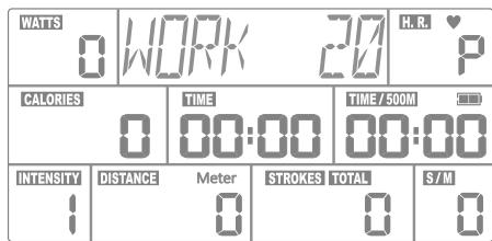 CARE FITNESS AIR-MAG magnétique - INTERVAL 20/10 - 3