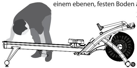 CARE FITNESS AIR-MAG magnétique - ZUSAMMENZUKLAPPEN DES RUDERGERÄTS - 3