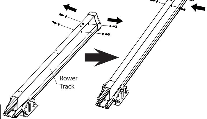 CARE FITNESS AIR-MAG magnétique - 4-1. Attach the Rear Stabilizerr - 2