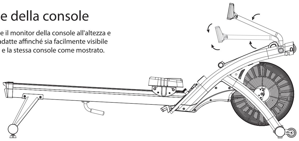 CARE FITNESS AIR-MAG magnétique - Regolazione della console - 1