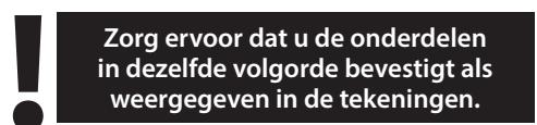 CARE FITNESS AIR-MAG magnétique - 3-2. Bevestig de voetensteun - 4