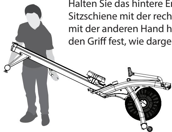 CARE FITNESS AIR-MAG magnétique - ZUSAMMENZUKLAPPEN DES RUDERGERÄTS - 2