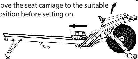 CARE FITNESS AIR-MAG magnétique - TO FOLD-UP YOUR ROWER - 8