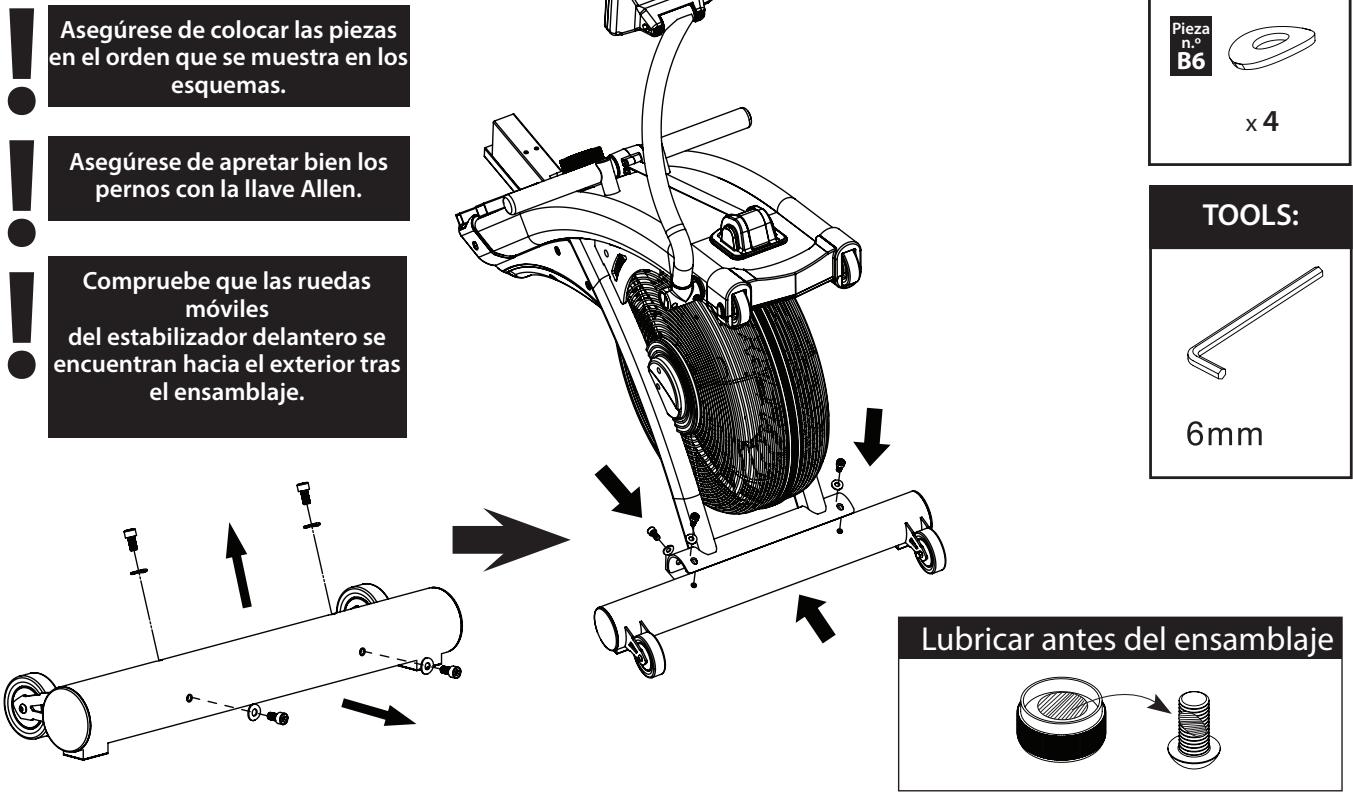 CARE FITNESS AIR-MAG magnétique - 2-2 Unión del estabilizador delantero - 1