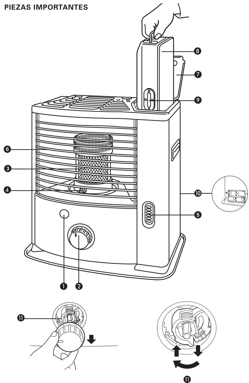 ZIBRO RS-2222 - PIEZAS IMPORTANTES - 1