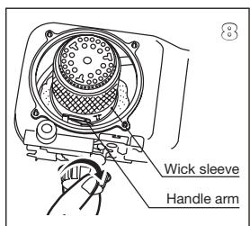 ZIBRO RC-32 - REPLACEMENT OF THE WICK - 9