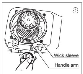 ZIBRO RC-32 - WECHSELN DES DOCHTES - 9