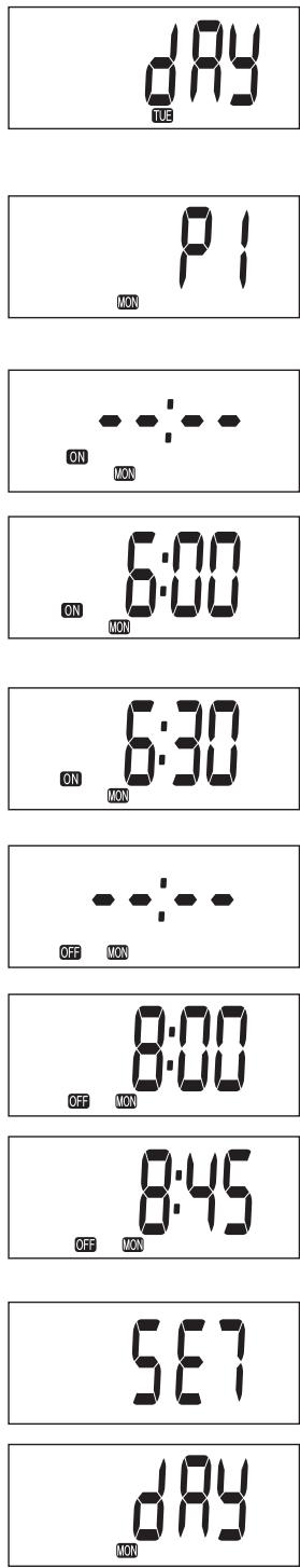 ZIBRO LC-132 - PROGRAMMAZIONE DEL WEEKLY TIMER - 2