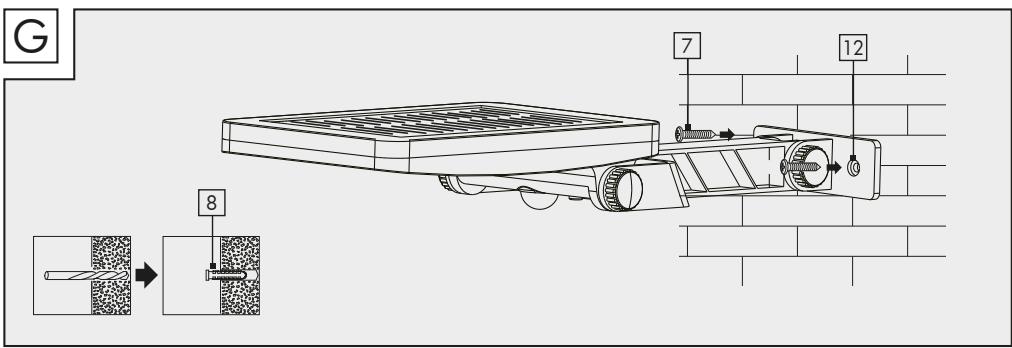 LIVARNO home Projecteur solaire à LED avec détecteur de mouvement - 7