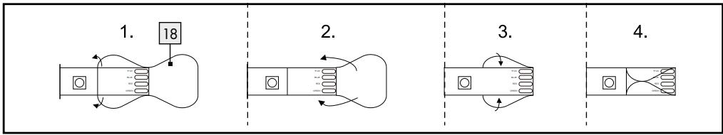 LIVARNO home Ruban LED, 3 m - A VERTISSEMENT! DANGER DE MORT PAR ÉLECTROCUTION! - 1