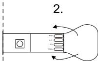 LIVARNO home Ruban LED, 3 m - WARNING! LEBENSGEFAHR DURCH ELEKTRISCHEN SCHLAG! - 2