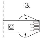 LIVARNO home Ruban LED, 3 m - WARNING! LEBENSGEFAHR DURCH ELEKTRISCHEN SCHLAG! - 3