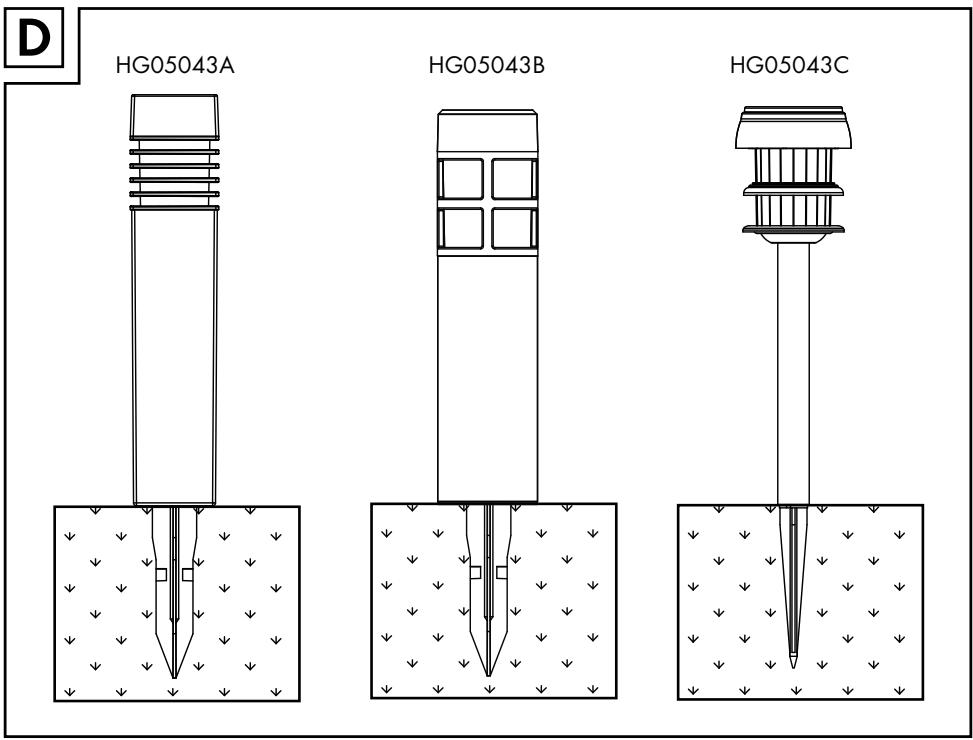 LIVARNO Balises solaires à LED - LED-SOLARLAMPEN - 4