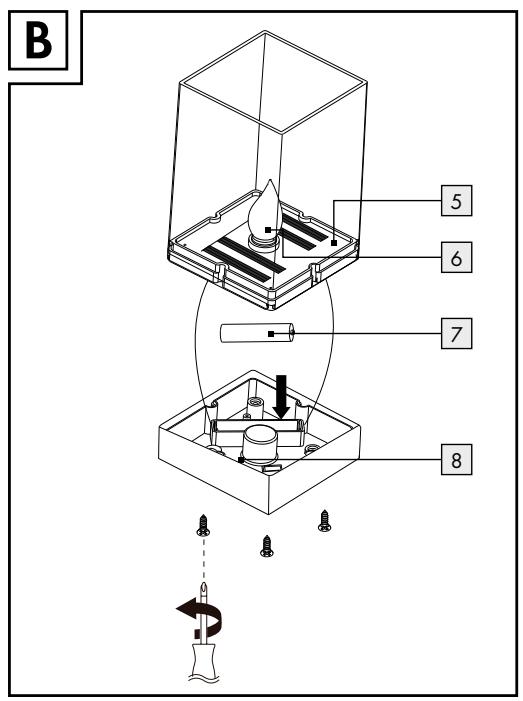 LIVARNO Torche ou balise solaire à LED, effet flamme - Hersteller - 5