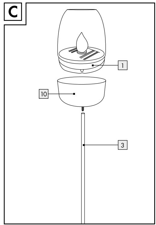 LIVARNO Torche ou balise solaire à LED, effet flamme - 12