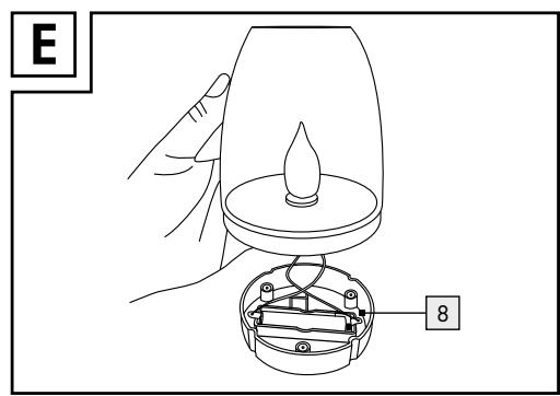 LIVARNO Torche ou balise solaire à LED, effet flamme - 6