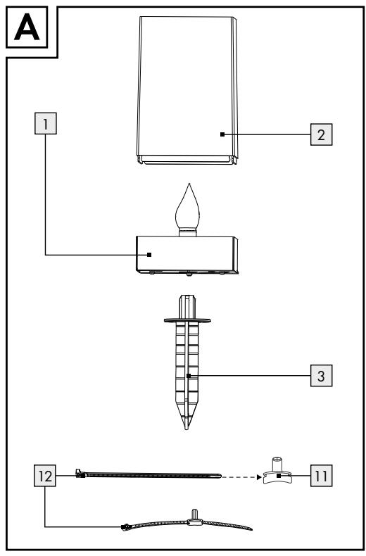LIVARNO Torche ou balise solaire à LED, effet flamme - Hersteller - 2
