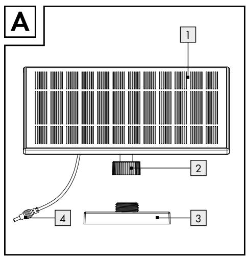 LIVARNO Projecteur solaire à LED - 1