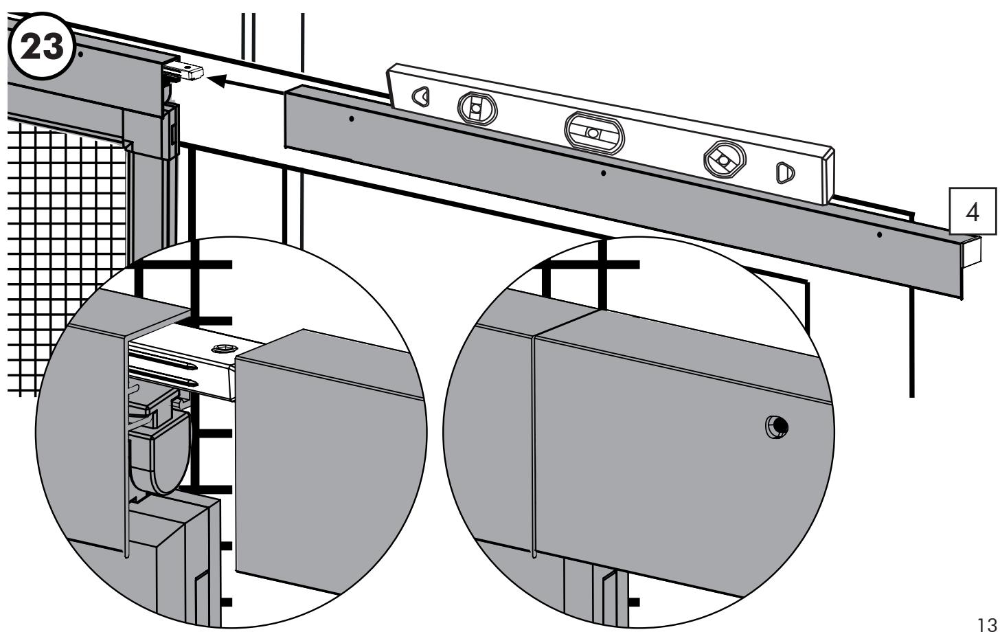 LIVARNO Porte-moustiquaire coulissante en aluminium, 120 x 240 cm - 71