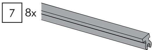 LIVARNO Porte-moustiquaire coulissante en aluminium, 120 x 240 cm - 16