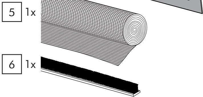 LIVARNO Porte-moustiquaire coulissante en aluminium, 120 x 240 cm - 13