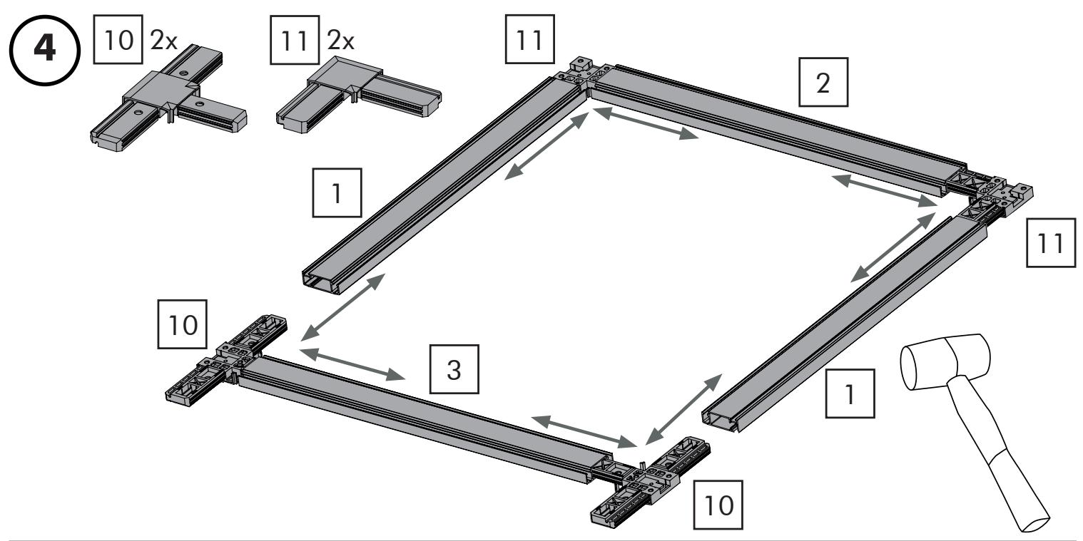 LIVARNO Porte-moustiquaire coulissante en aluminium, 120 x 240 cm - 48