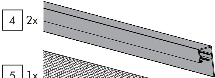LIVARNO Porte-moustiquaire coulissante en aluminium, 120 x 240 cm - 10