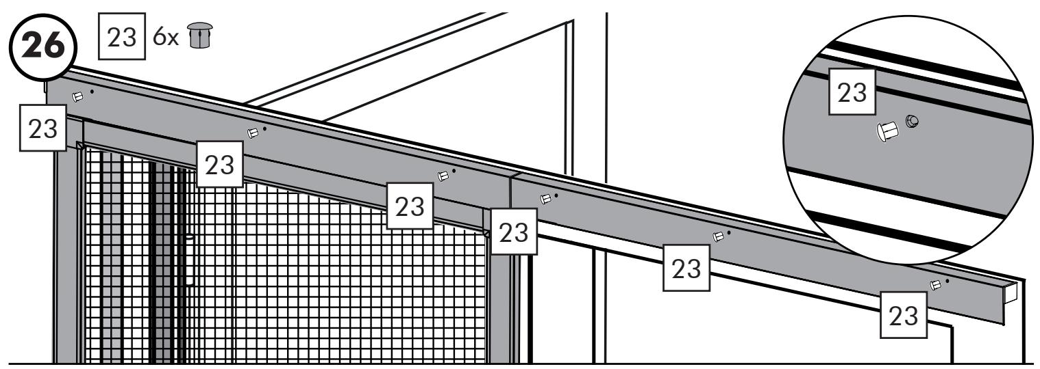 LIVARNO Porte-moustiquaire coulissante en aluminium, 120 x 240 cm - 74