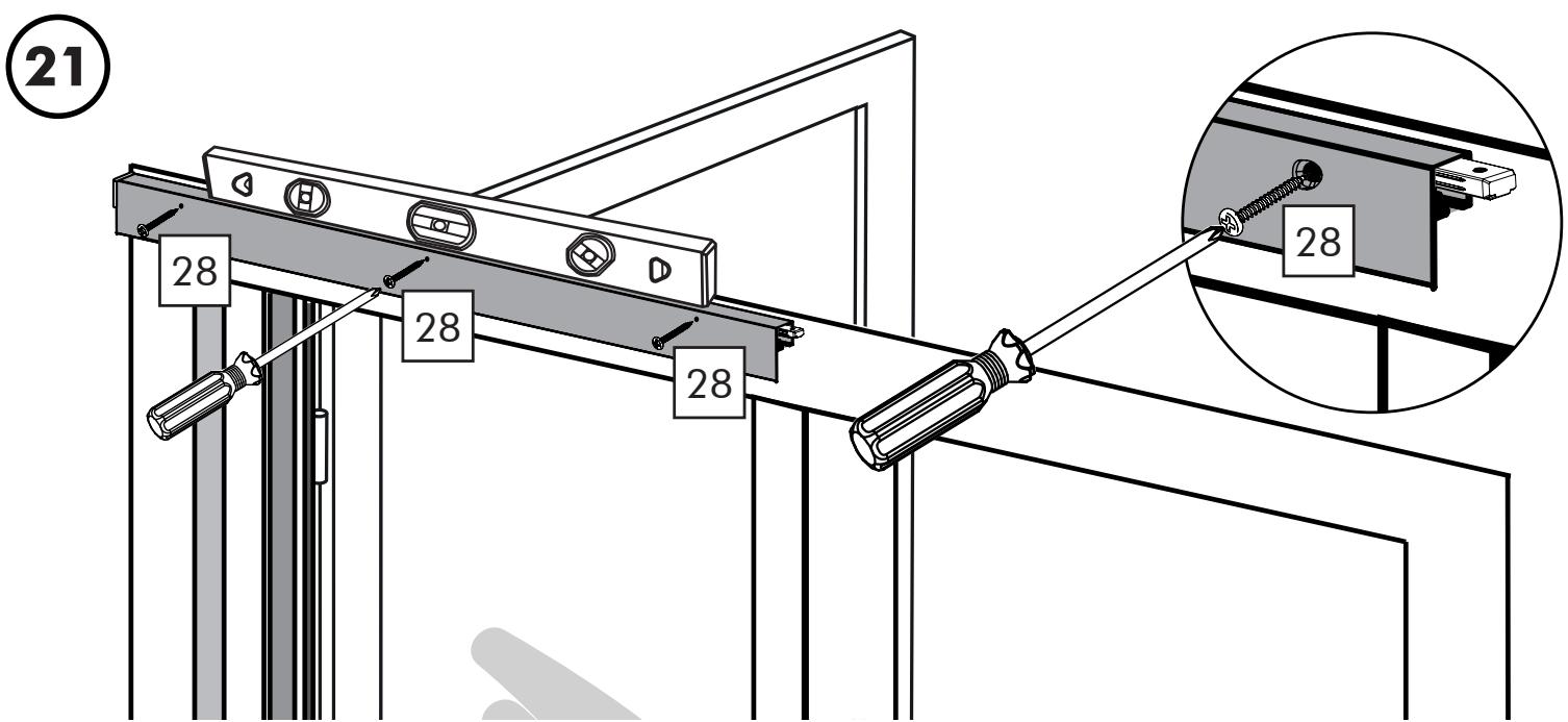 LIVARNO Porte-moustiquaire coulissante en aluminium, 120 x 240 cm - 67