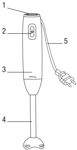 ELSAY plongeant 4 en 1 - HB952AH-JB - INSTRUÇÉS TRADUZIDAS A PARTIR DA VERSÃO ORIGINAL - 1