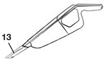 ELSAY 2 en 1 - ZL9032Q - b) Aspirateur à main - 1