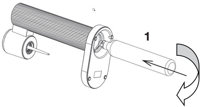 ELSAY LEC191-B - FIXATION DU CYLINDRE DE GAZ - 1