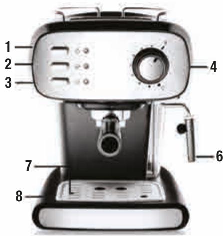 ELSAY expresso - CM5018E-GS - TŁUMACZENIE ORYGINALnej INSTRUKCJI OBSŁUGI - 2