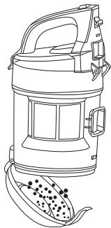 ELSAY JL-C3801ZY - Limpieza del recipiente para polvo - 1
