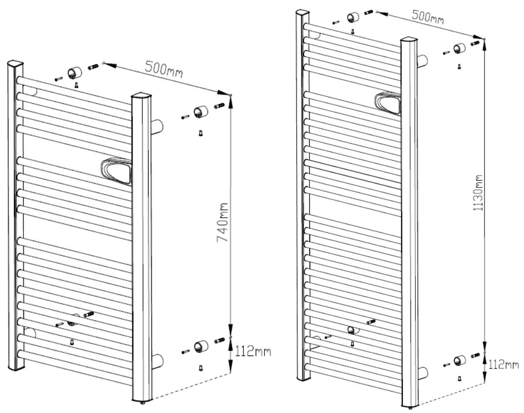 VOLTMAN VOM540028 - Accrocher le radiateur au mur - 2
