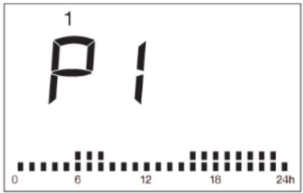 VOLTMAN VOM540026 - Réglages des 7 programmes de 24 h pré régles (P1~P7) - 2