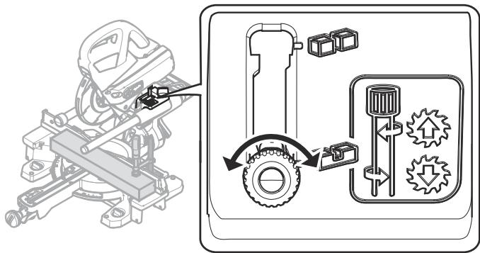 FESTOOL KAPEX KSC 60 EB-Basic - Inclinaison à droite/gauche 46 - 47° (contré-dépouille) - 1