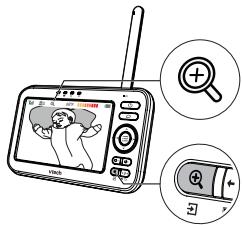 VTECH Babyphone Vidéo Lightshow - BM5463 - FONCTIONNALITÉS DE BASE DE L'UNITÉ PARENTS - 2