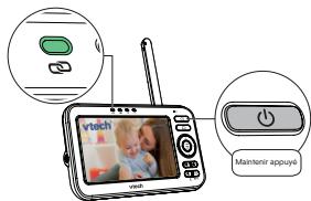 VTECH Babyphone Vidéo Lightshow - BM5463 - ALLUMER/ÉTEINDRE LE BABYPHONE - 7