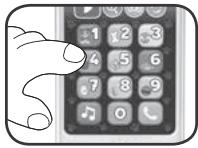 VTECH Mon téléphone émoti'fun rose - téléphone d'imitation - Touche Émoti'fun - 2