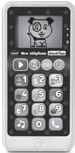 VTECH Mon téléphone émoti'fun rose - téléphone d'imitation - Mon téléphone émoti'fun Scout ou Violette - 1