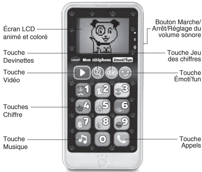 VTECH Mon téléphone émoti'fun rose - téléphone d'imitation - INTRODUCTION - 1
