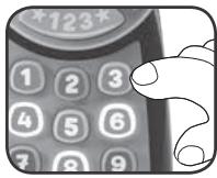VTECH Super télécommande parlante - Boutons nombre - 5