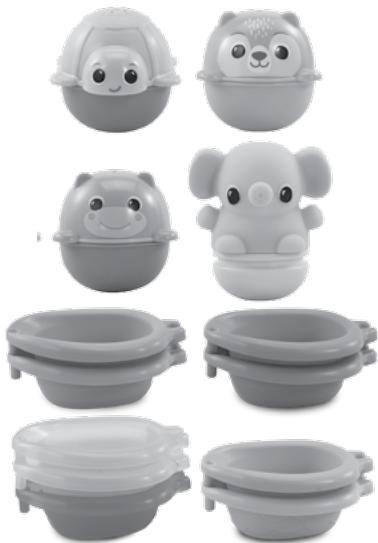VTECH Coffret de bain empilo rigol'eau - Coffret de bain empilo rigoleau - 1