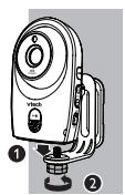 VTECH Babyphone Vidéo XL Expert - BM4400 - Fixation murale de l'unité bébé (optionnelle) - 6