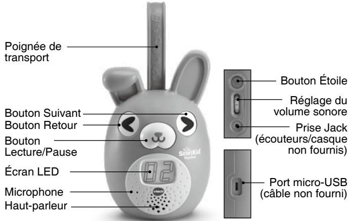 VTECH StoriKid Pocket rose - conteur d'histoires interactif - 1