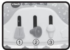 VTECH Jungle Rock - Piano Zèbre - BOUTONS TEMPO, VOLUME SONORE ET MICRO - 1